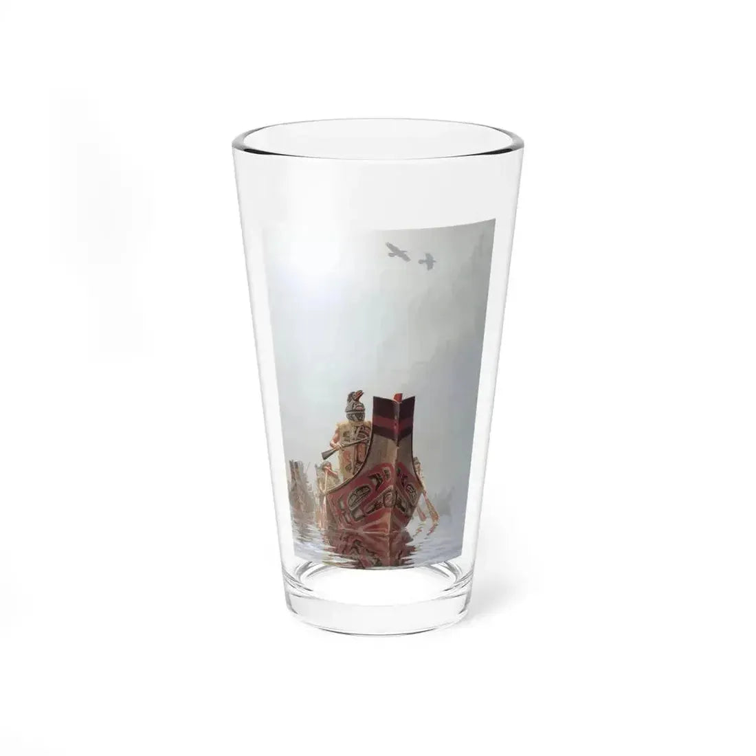 Bill Holm - Raven Warrior (Native Americans in Art) Pint Glass 16oz 16oz - Go Mug Yourself