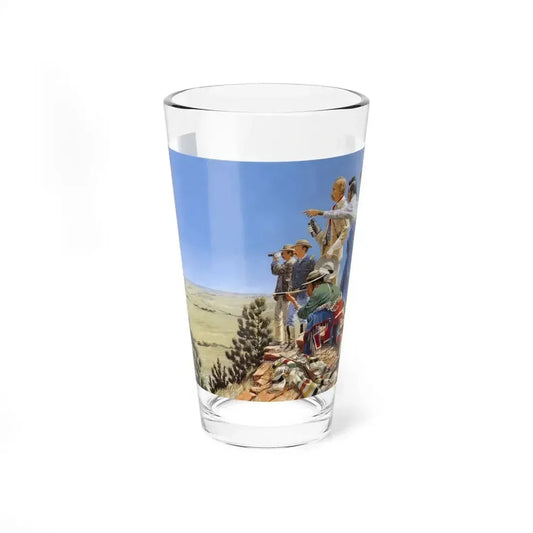 Bill Holm - The decision (Native Americans in Art) Pint Glass 16oz 16oz - Go Mug Yourself