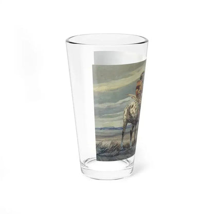 Bill Holm - Untitled 10 (Native Americans in Art) Pint Glass 16oz - Go Mug Yourself
