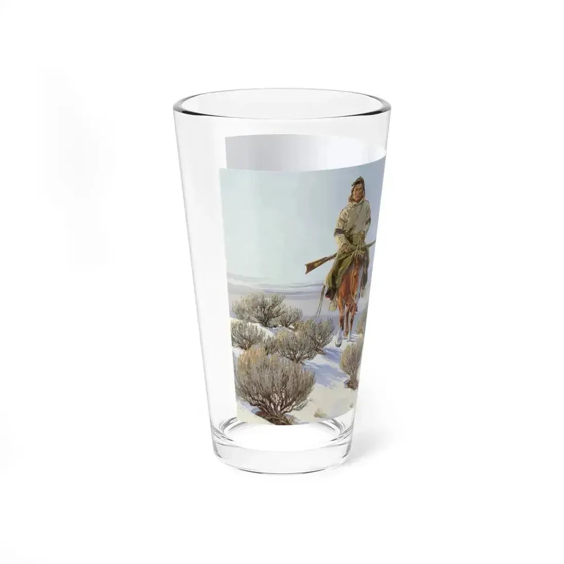 Bill Holm - Untitled 11 (Native Americans in Art) Pint Glass 16oz - Go Mug Yourself