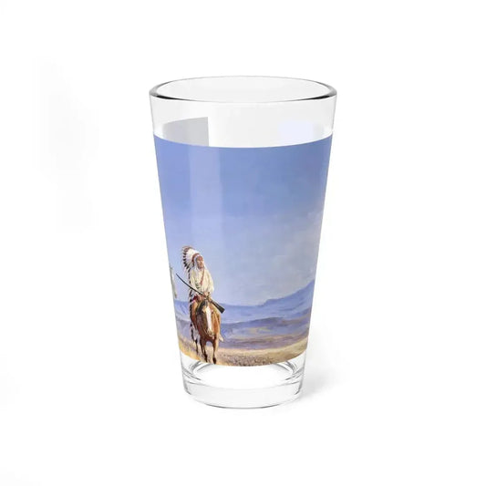 Bill Holm - Untitled 12 (Native Americans in Art) Pint Glass 16oz 16oz - Go Mug Yourself