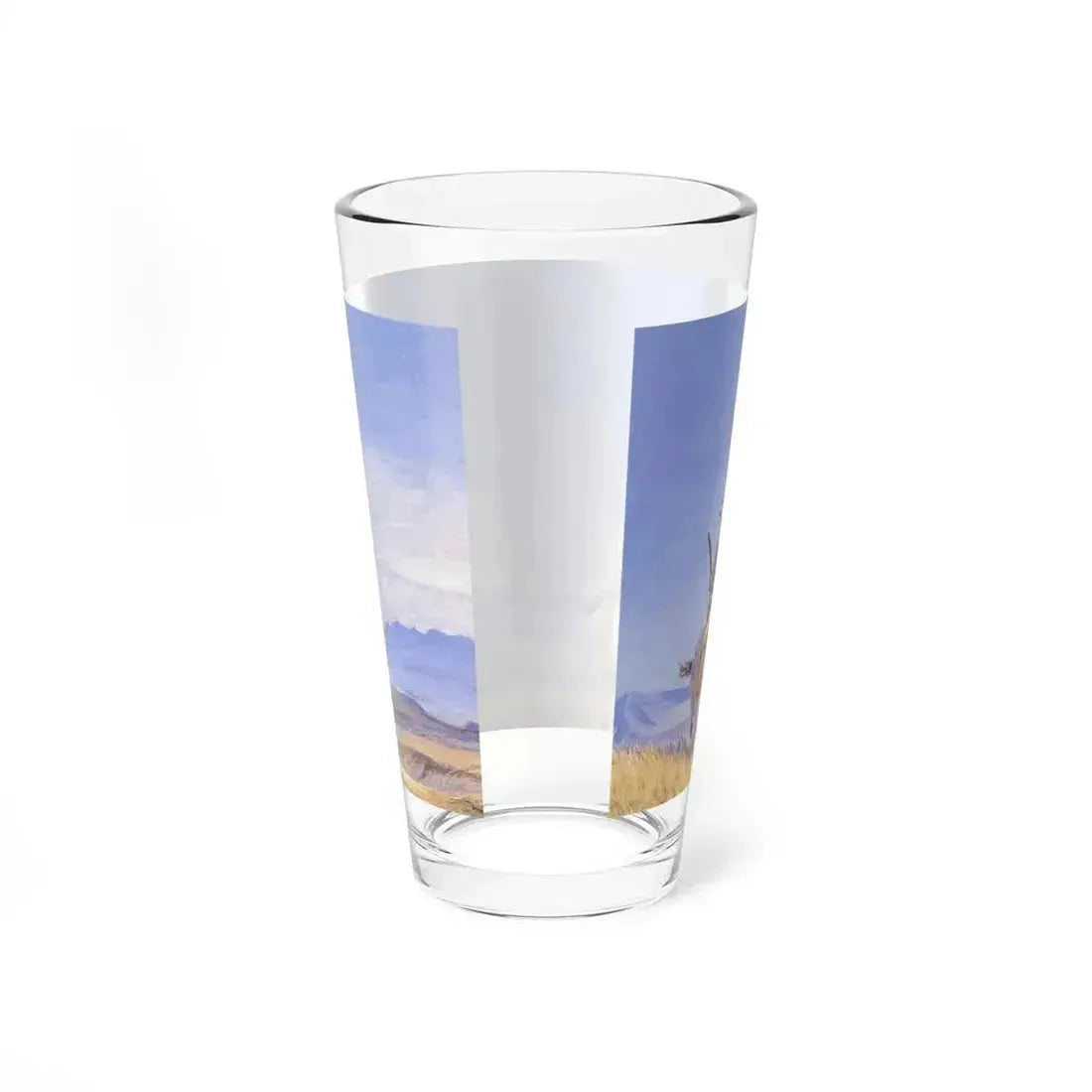Bill Holm - Untitled 12 (Native Americans in Art) Pint Glass 16oz - Go Mug Yourself