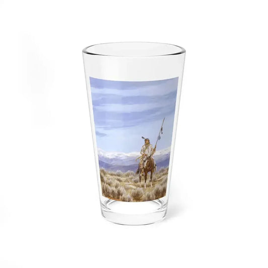 Bill Holm - Untitled 13 (Native Americans in Art) Pint Glass 16oz 16oz - Go Mug Yourself