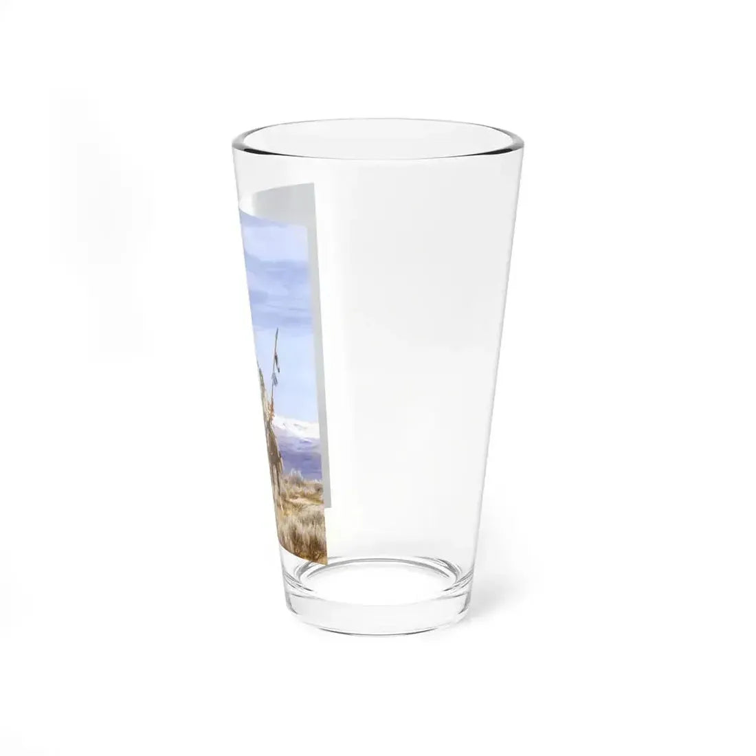 Bill Holm - Untitled 13 (Native Americans in Art) Pint Glass 16oz - Go Mug Yourself