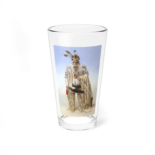 Bill Holm - Untitled 5 (Native Americans in Art) Pint Glass 16oz 16oz - Go Mug Yourself