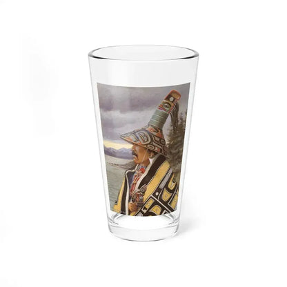 Bill Holm - Untitled 6 (Native Americans in Art) Pint Glass 16oz 16oz - Go Mug Yourself