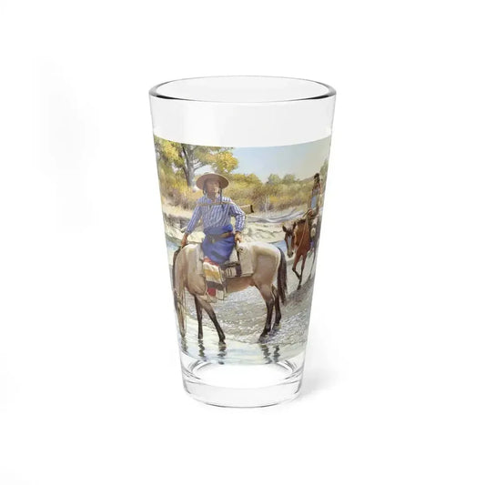 Bill Holm - Untitled 7 (Native Americans in Art) Pint Glass 16oz 16oz - Go Mug Yourself