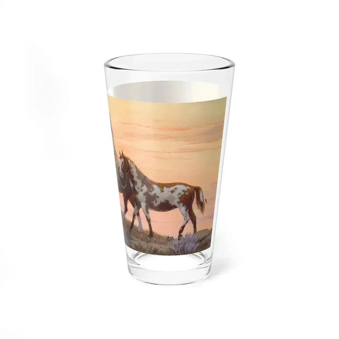Bill Holm - Untitled 9 (Native Americans in Art) Pint Glass 16oz - Go Mug Yourself