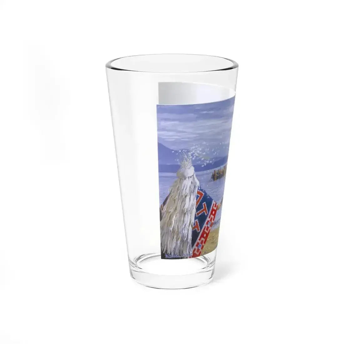 Bill Holm - Welcome dance (Native Americans in Art) Pint Glass 16oz - Go Mug Yourself