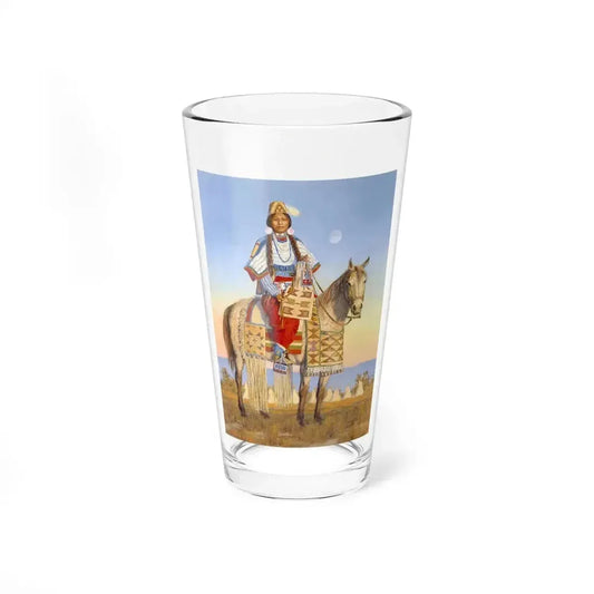 Bill Holm - Yakima Sunset (Native Americans in Art) Pint Glass 16oz 16oz - Go Mug Yourself