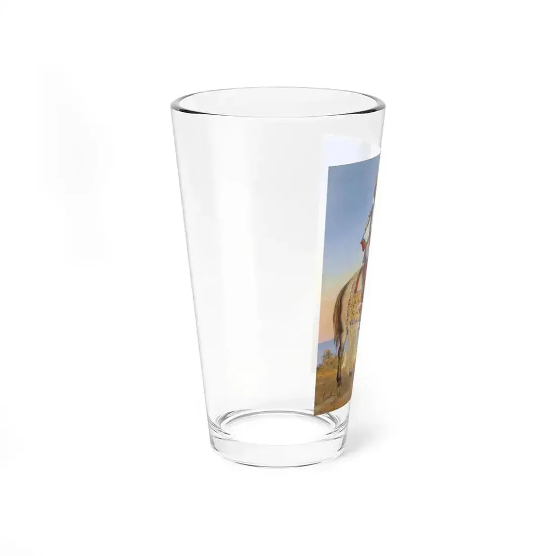 Bill Holm - Yakima Sunset (Native Americans in Art) Pint Glass 16oz - Go Mug Yourself