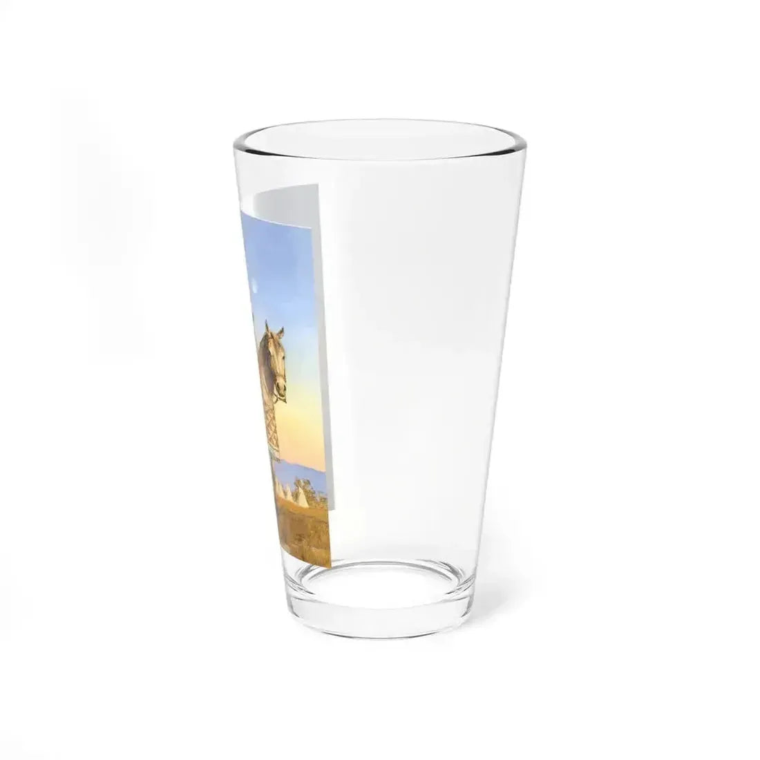 Bill Holm - Yakima Sunset (Native Americans in Art) Pint Glass 16oz - Go Mug Yourself