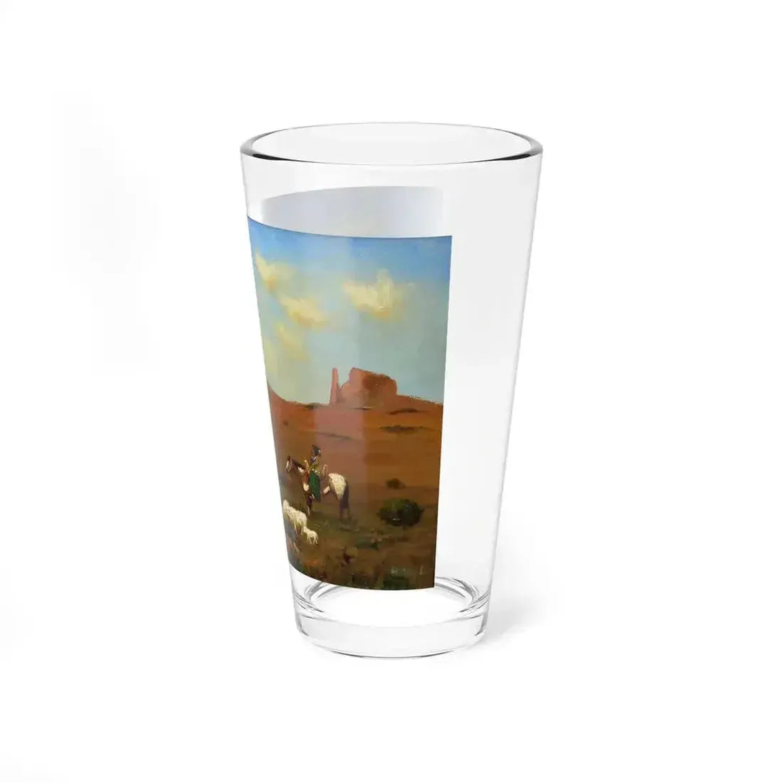 Bill Mittag - Navajo Traditions (Native Americans in Art) Pint Glass 16oz - Go Mug Yourself