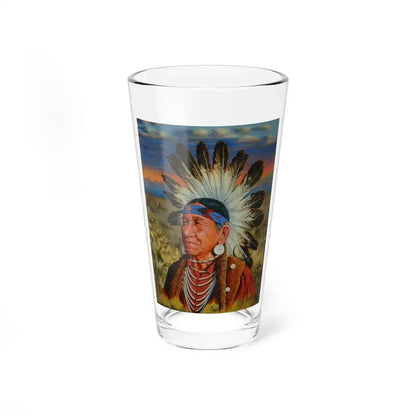 Bill Scheidt - Eagle Spirit (Native Americans in Art) Pint Glass 16oz 16oz - Go Mug Yourself