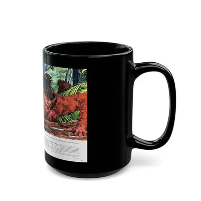 Bill the Busy Bear-Knuckler, Cavalier, November 1960 - Black Coffee Mug - Go Mug Yourself