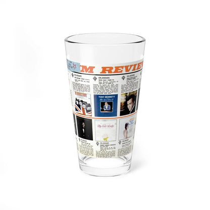 Billboard Album Reviews 1964 01 (Music Poster) Pint Glass 16oz-16oz-Go Mug Yourself