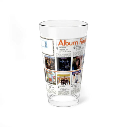 Billboard Album Reviews 1967 02 (Music Poster) Pint Glass 16oz-16oz-Go Mug Yourself