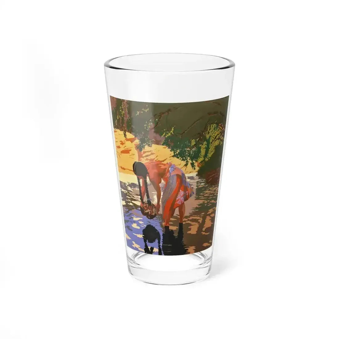 Billy Schenck - Canyon Waters (Native Americans in Art) Pint Glass 16oz 16oz - Go Mug Yourself