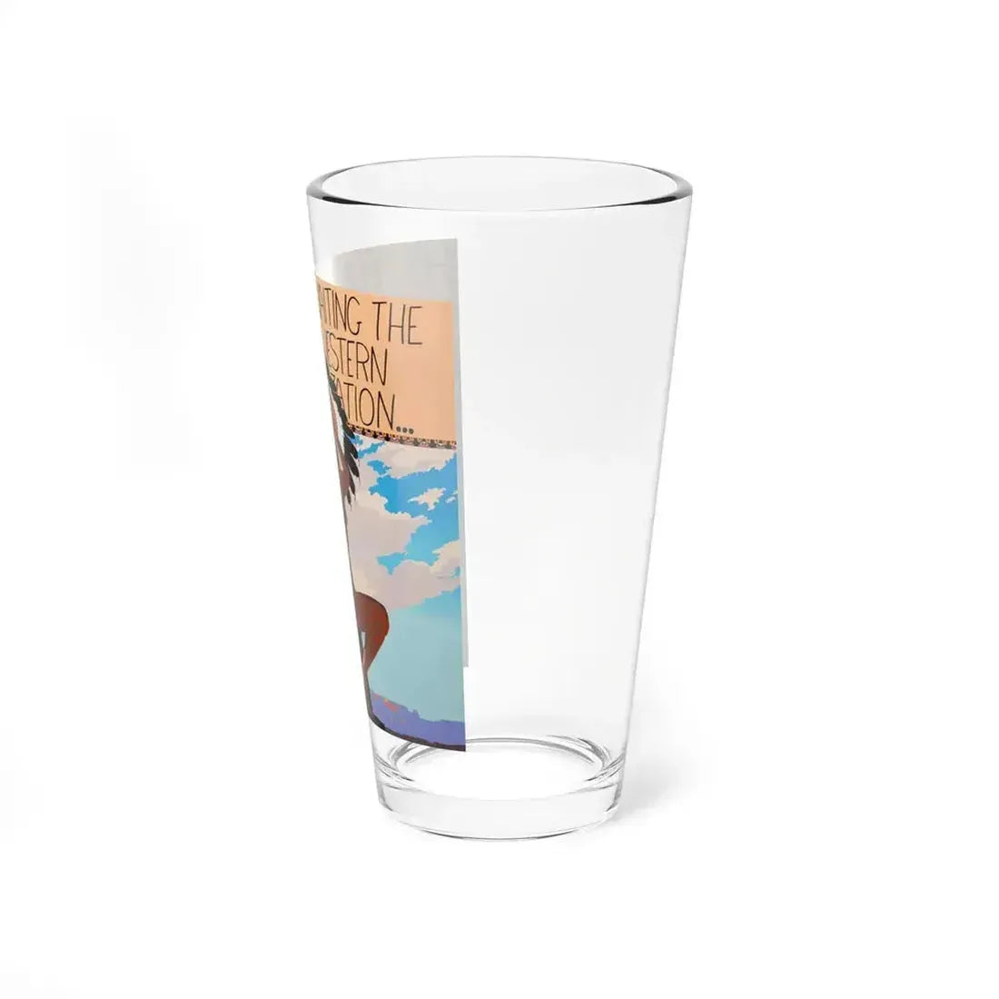 Billy Schenck - Pocahontas Awaits (Native Americans in Art) Pint Glass 16oz - Go Mug Yourself