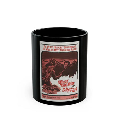 BILLY THE KID VS DRACULA 1966 Movie Poster - Black Coffee Mug 11oz - Go Mug Yourself