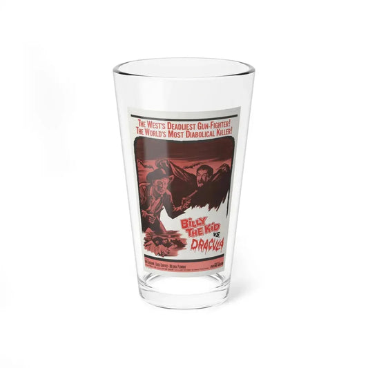 BILLY THE KID VS DRACULA 1966 Movie Poster - Pint Glass 16oz 16oz - Go Mug Yourself
