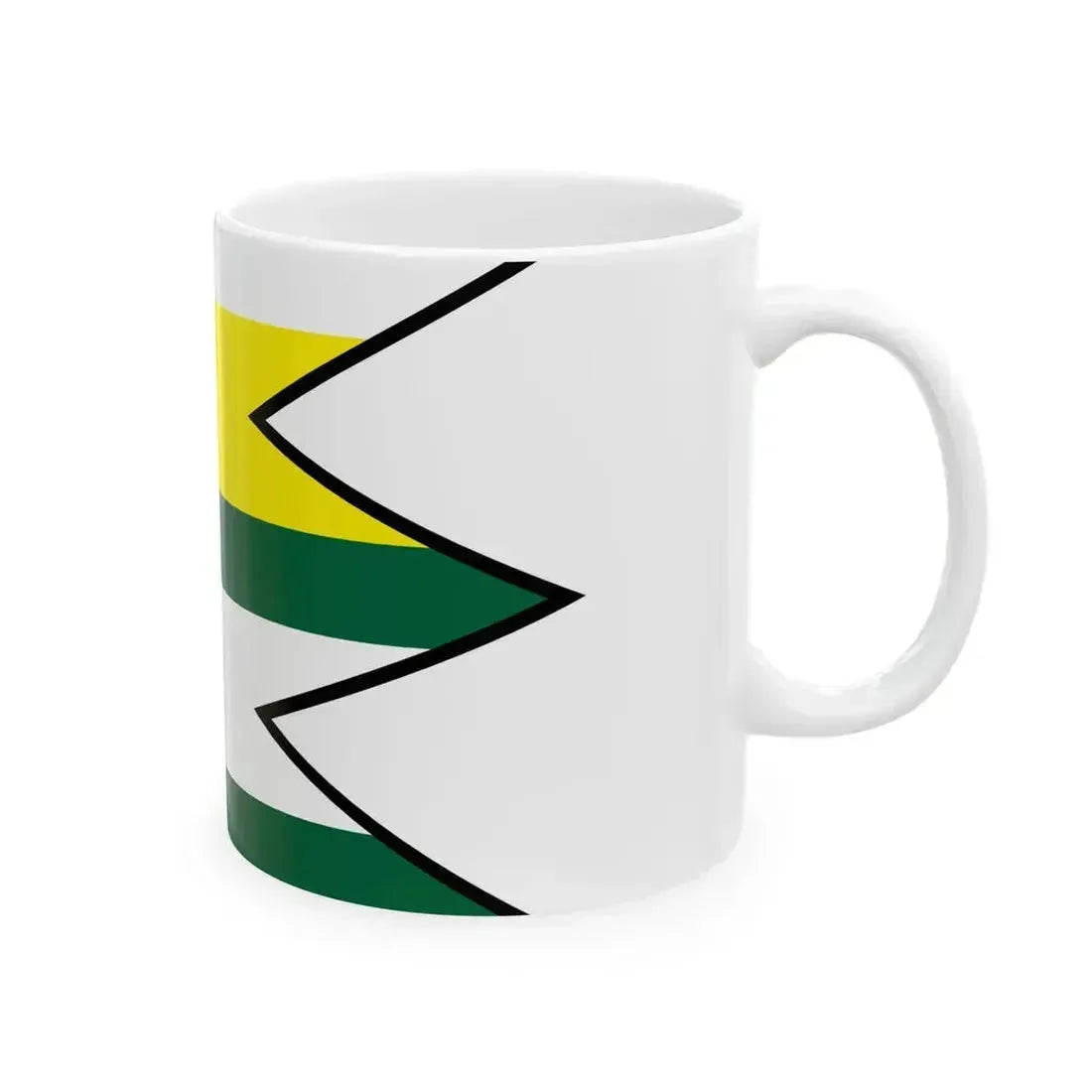 Bina Nove Zamky Flag (Slovakia) White Coffee Mug - Go Mug Yourself