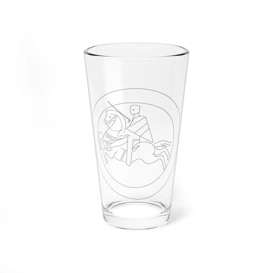 Bindenschild Friedrich II-Reiterschild 1230 (Austria) (Coat of Arms) Pint Glass 16oz 16oz - Go Mug Yourself