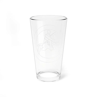 Bindenschild Friedrich II-Reiterschild 1230 (Austria) (Coat of Arms) Pint Glass 16oz - Go Mug Yourself