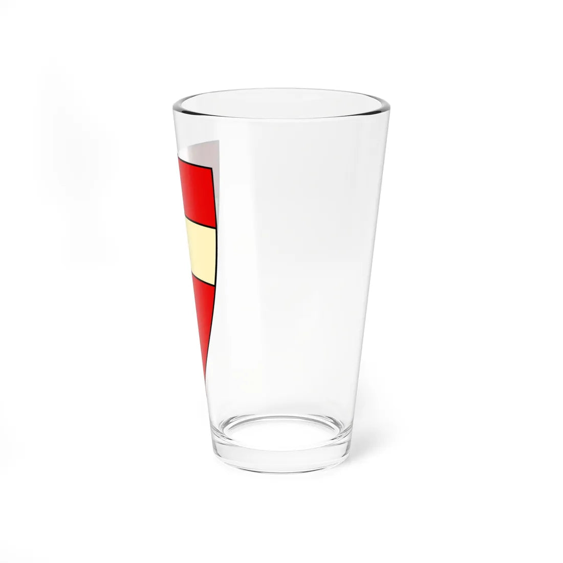 Bindenschild Leopolds III Brunnenhaus Heiligenkreuz (Austria) (Coat of Arms) Pint Glass 16oz - Go Mug Yourself