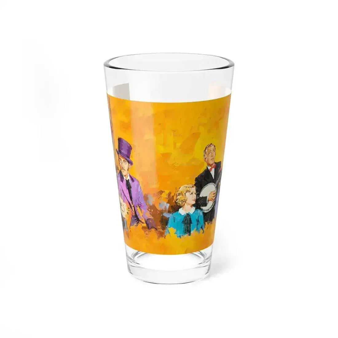 Bing Crosby, movie illustration - Pint Glass 16oz 16oz - Go Mug Yourself