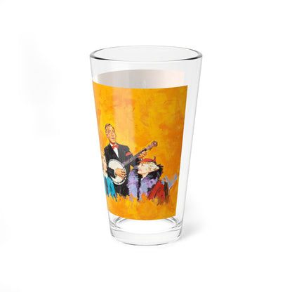 Bing Crosby, movie illustration - Pint Glass 16oz-Go Mug Yourself