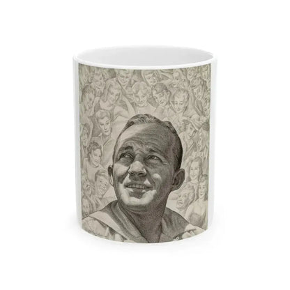 Bing Crosby, Time magazine cover, April 7, 1941 - White Coffee Mug 11oz - Go Mug Yourself