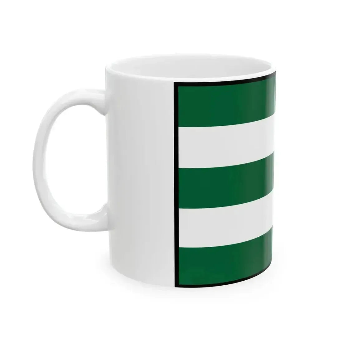 Binovce Trnava Flag (Slovakia) White Coffee Mug - Go Mug Yourself