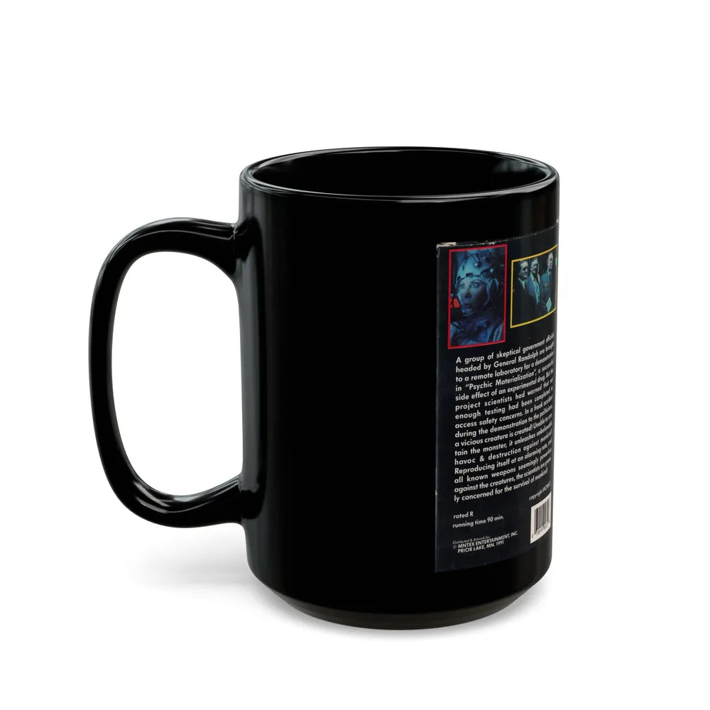 BIO HAZARD (VHS COVER) - Black Coffee Mug-Go Mug Yourself