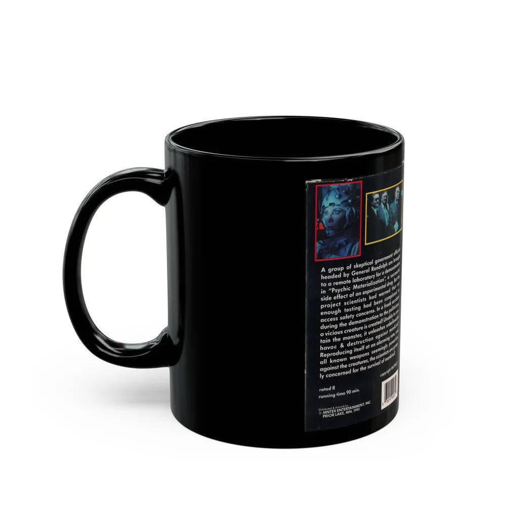 BIO HAZARD (VHS COVER) - Black Coffee Mug-Go Mug Yourself