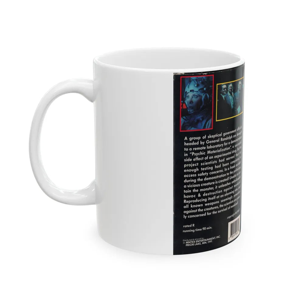 BIO HAZARD (VHS COVER) - White Coffee Mug-Go Mug Yourself