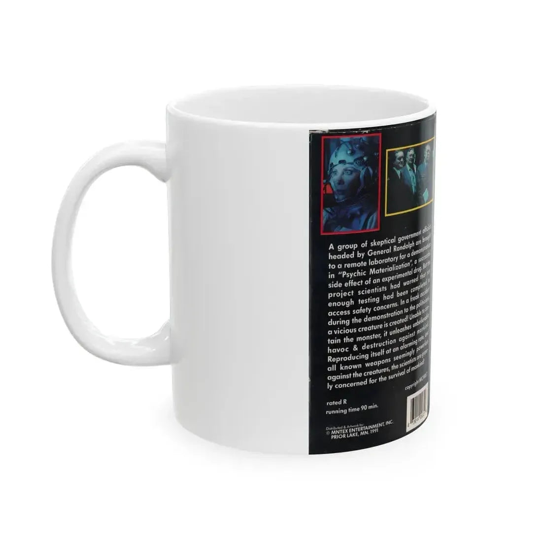 BIO HAZARD (VHS COVER) - White Coffee Mug - Go Mug Yourself