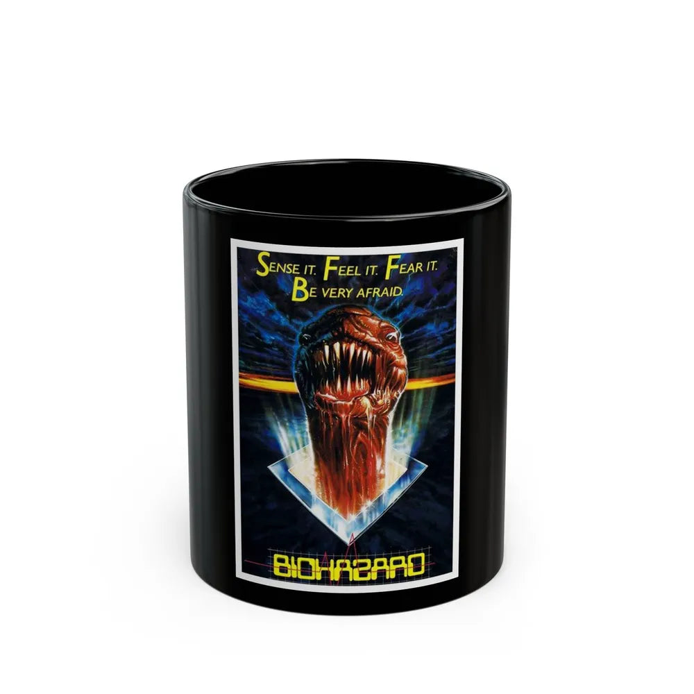 BIOHAZARD 1985 Movie Poster - Black Coffee Mug-11oz-Go Mug Yourself