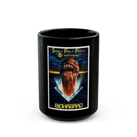 BIOHAZARD 1985 Movie Poster - Black Coffee Mug 15oz - Go Mug Yourself