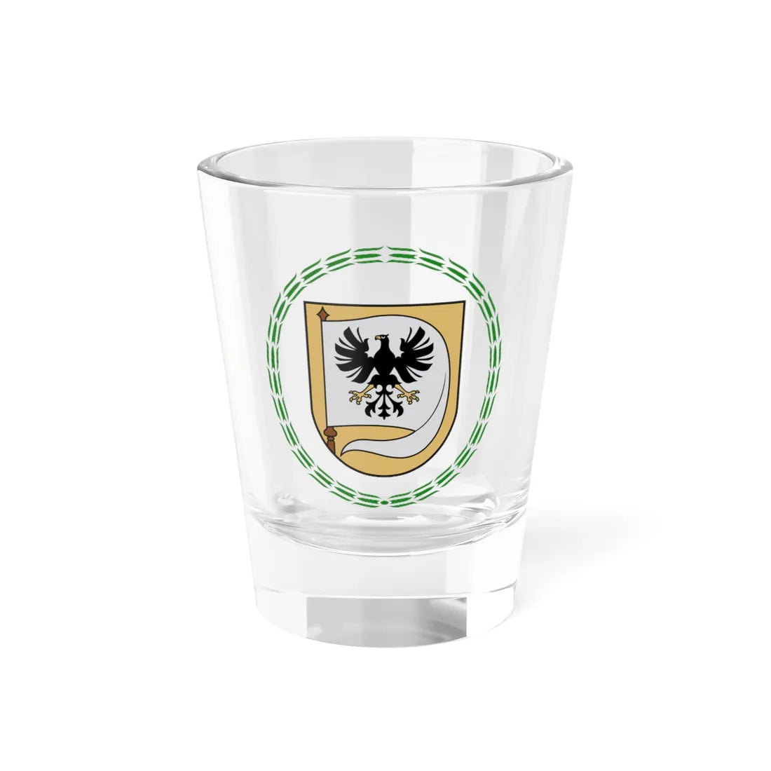 Biržai COA (Lithuania) (Coat of Arms) Shot Glass 1.5oz 1.5oz - Go Mug Yourself
