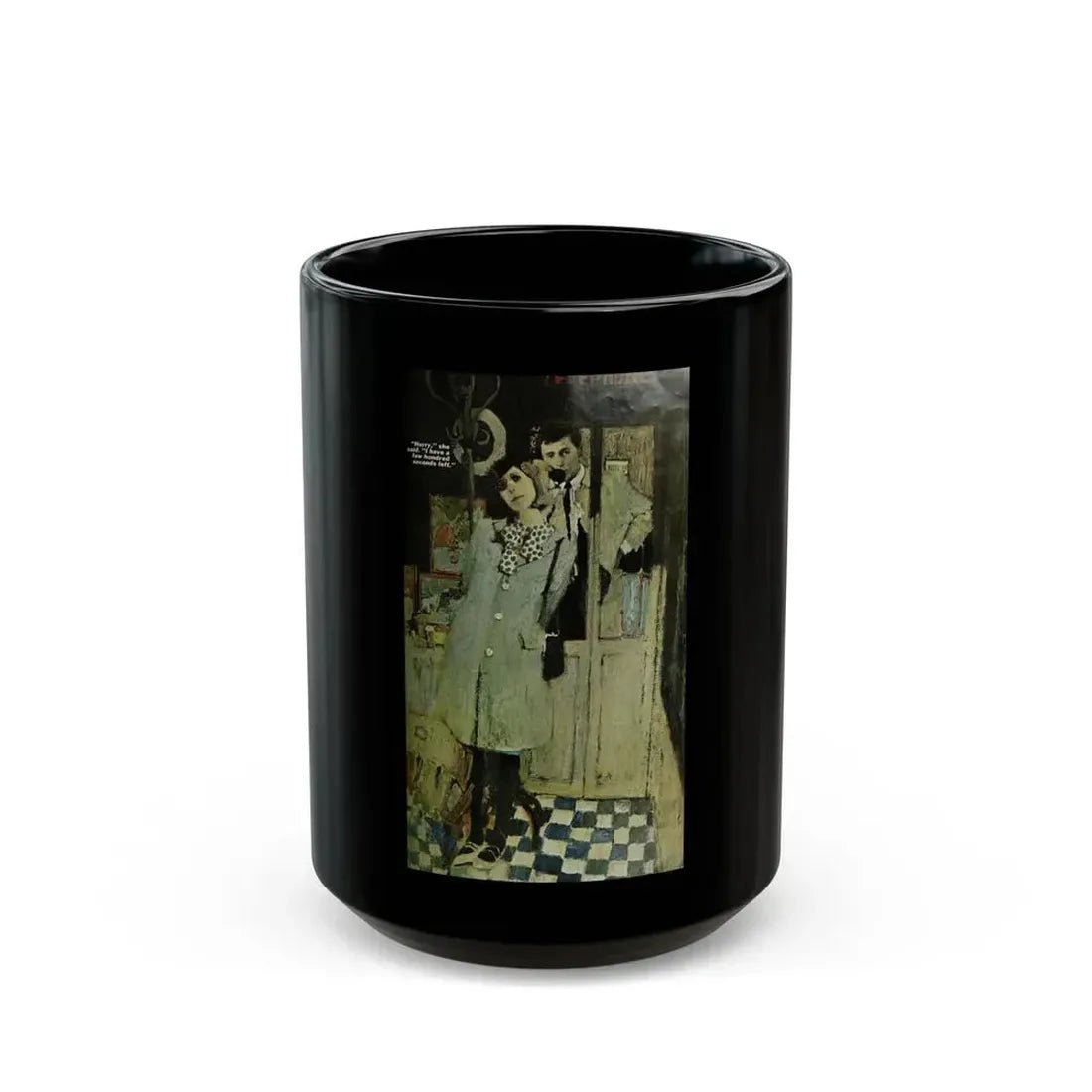 Bird in the Hand, Ladies' Home Journal, March 1967 - Black Coffee Mug 15oz - Go Mug Yourself