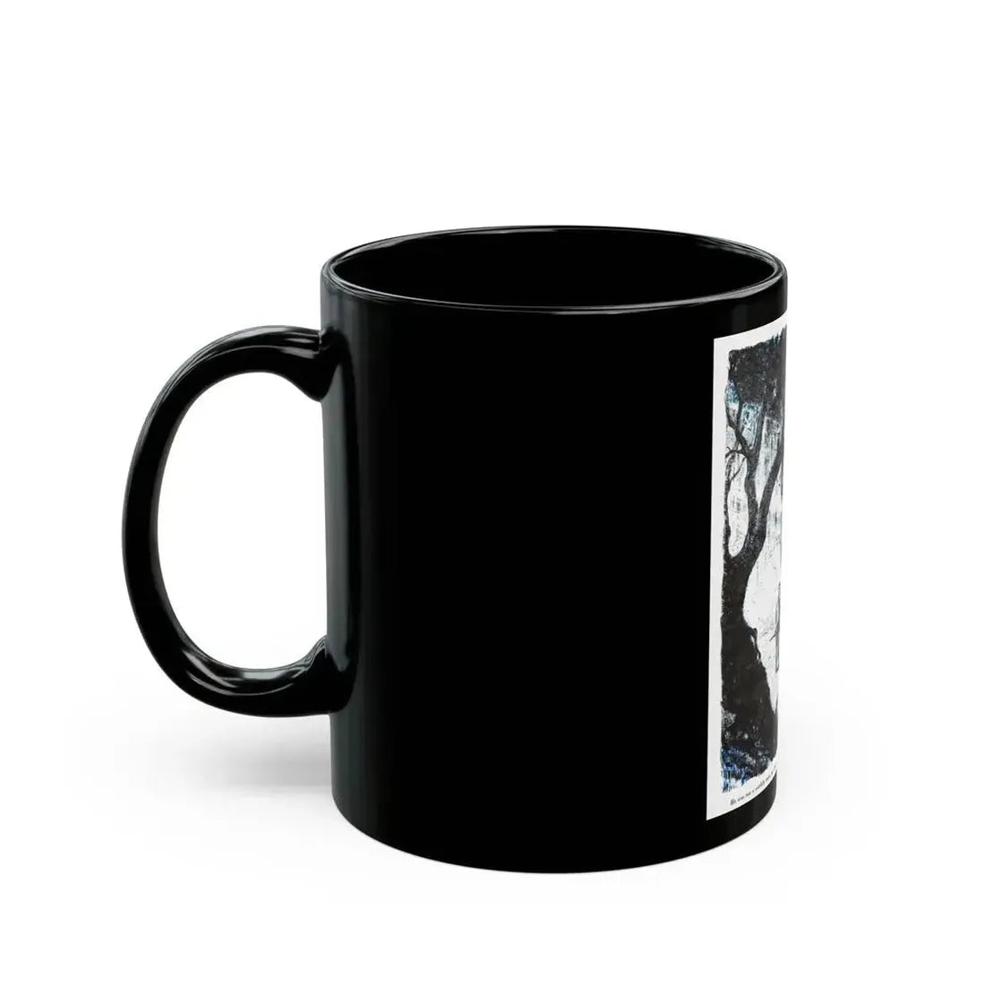 Bird of Prey (1), Blue Book Magazine, August 1949 - Black Coffee Mug - Go Mug Yourself