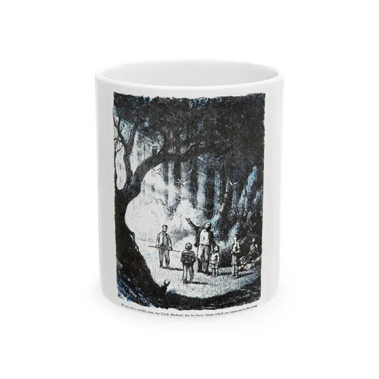 Bird of Prey (1), Blue Book Magazine, August 1949 - White Coffee Mug 11oz - Go Mug Yourself