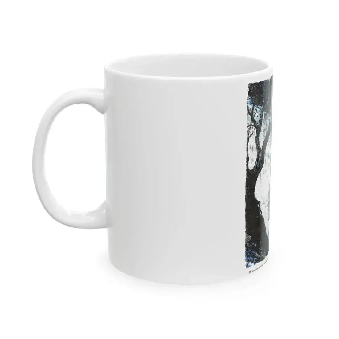 Bird of Prey (1), Blue Book Magazine, August 1949 - White Coffee Mug - Go Mug Yourself