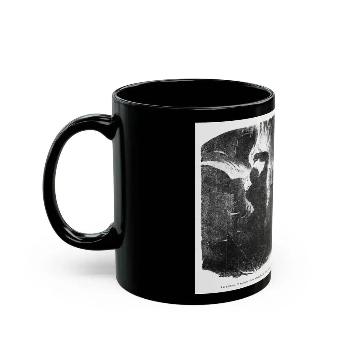 Bird of Prey (2), Blue Book Magazine, August 1949 - Black Coffee Mug - Go Mug Yourself