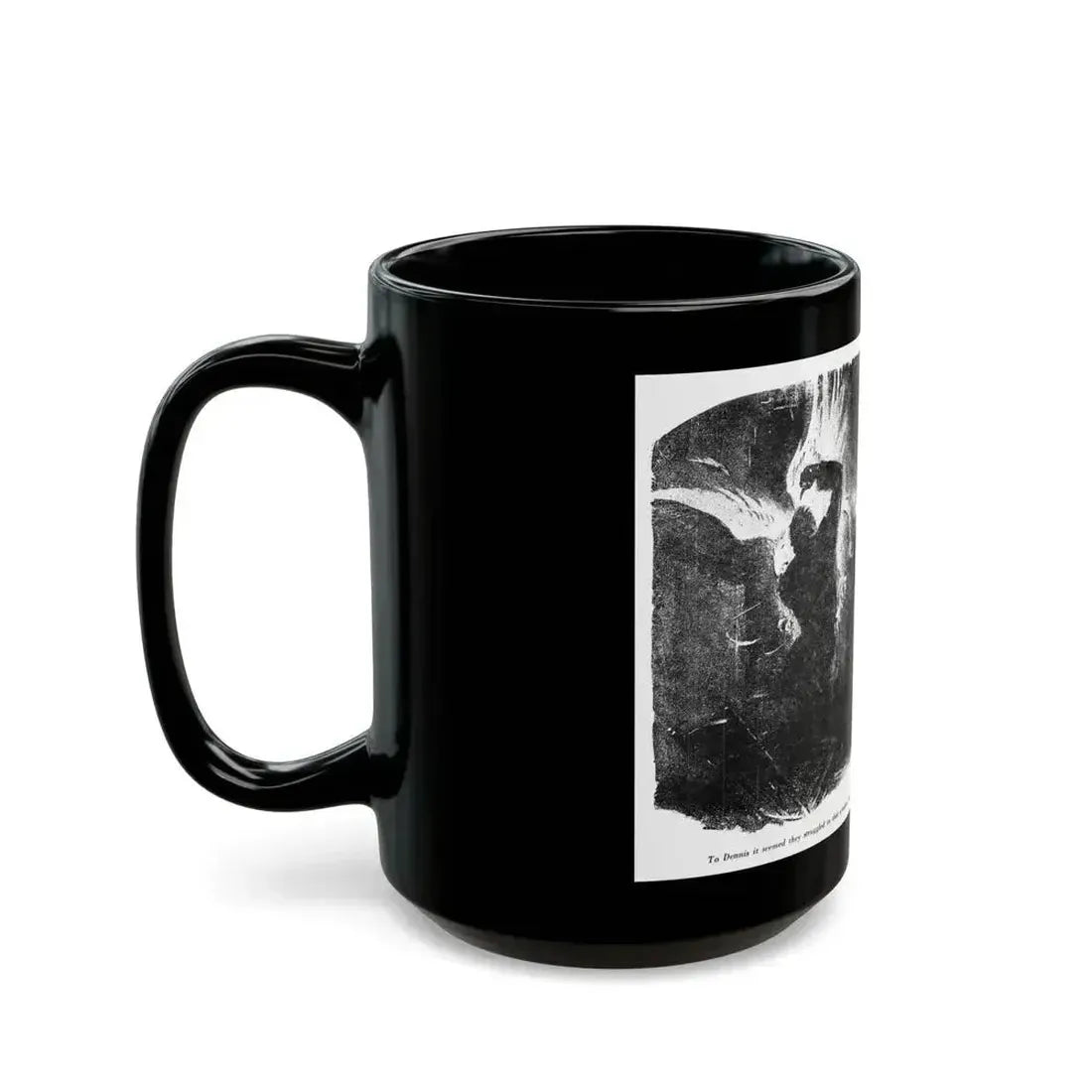 Bird of Prey (2), Blue Book Magazine, August 1949 - Black Coffee Mug - Go Mug Yourself