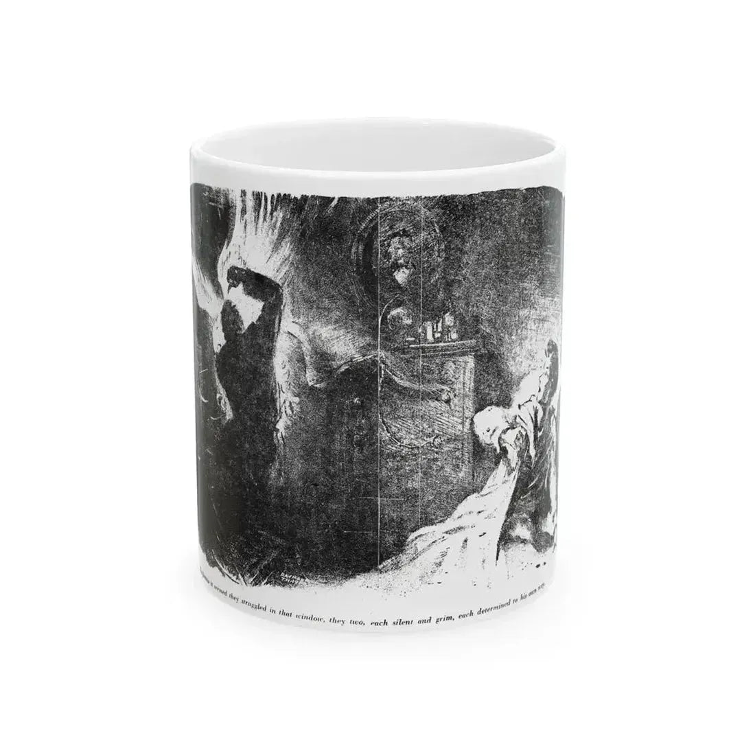 Bird of Prey (2), Blue Book Magazine, August 1949 - White Coffee Mug 11oz - Go Mug Yourself