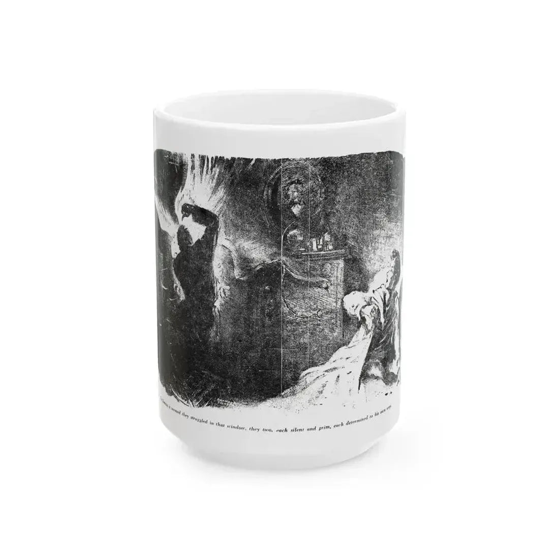 Bird of Prey (2), Blue Book Magazine, August 1949 - White Coffee Mug 15oz - Go Mug Yourself