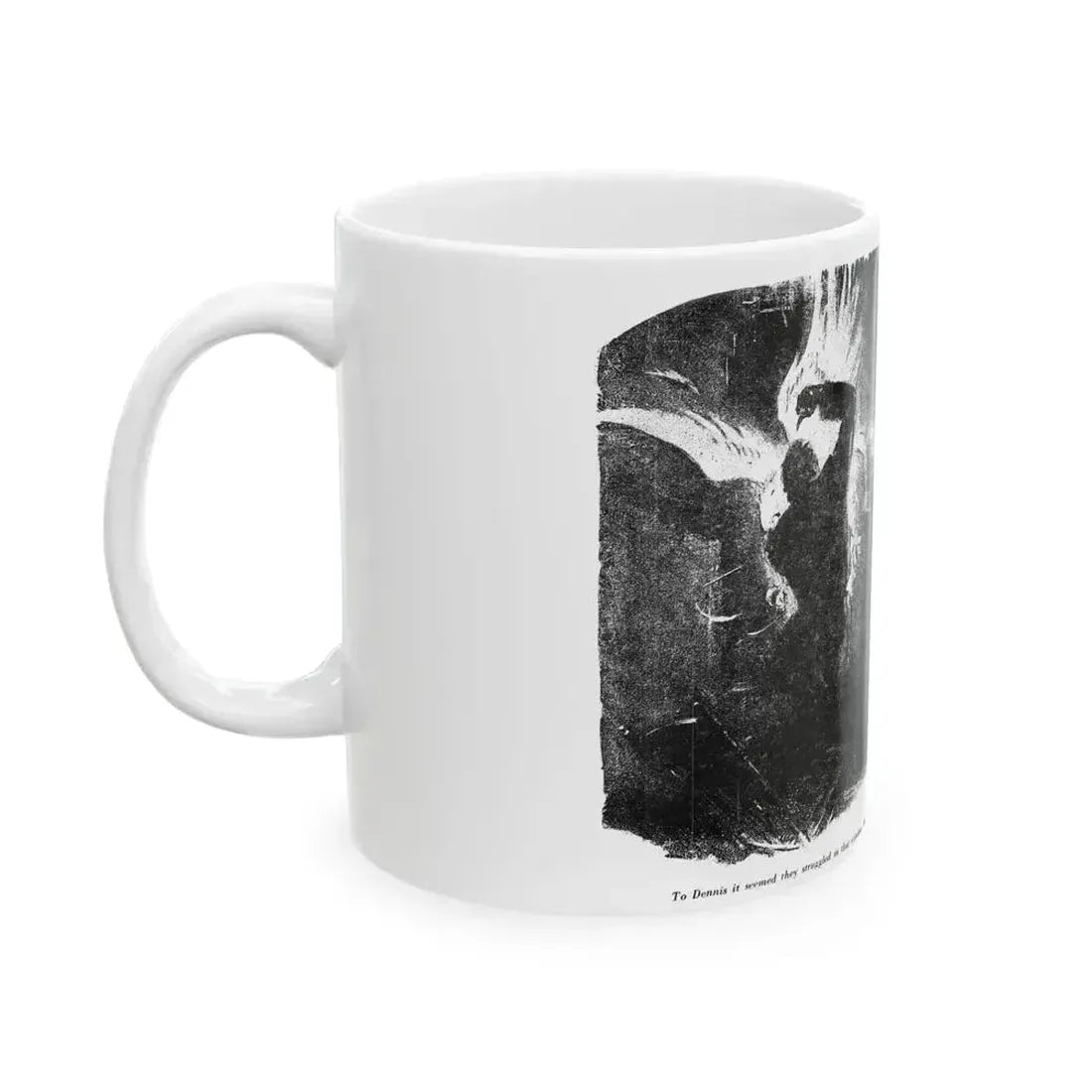 Bird of Prey (2), Blue Book Magazine, August 1949 - White Coffee Mug - Go Mug Yourself