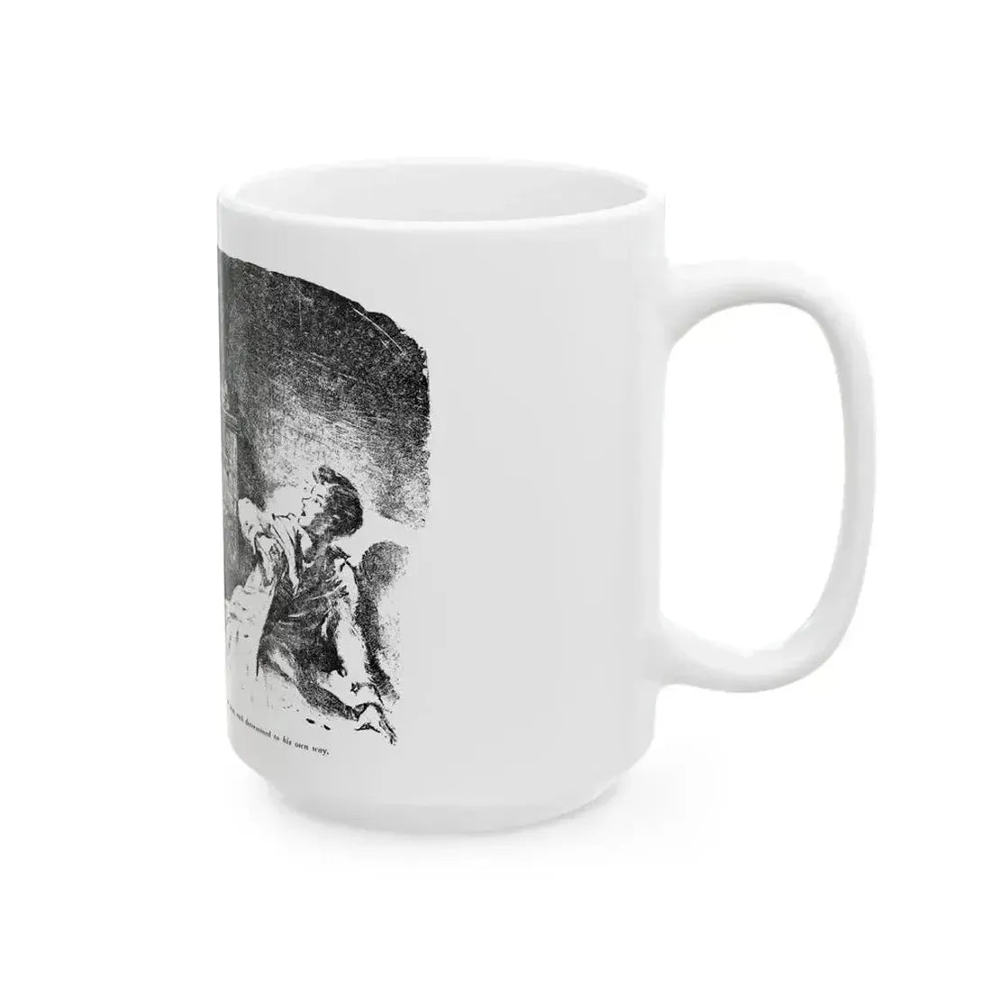 Bird of Prey (2), Blue Book Magazine, August 1949 - White Coffee Mug - Go Mug Yourself